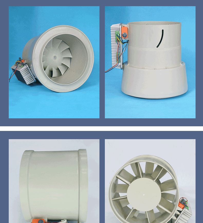 斜流式管道風(fēng)機(jī)實拍圖片